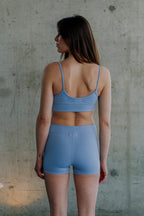 Sportswear strappy set blue