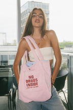 'no drugs' towel bag