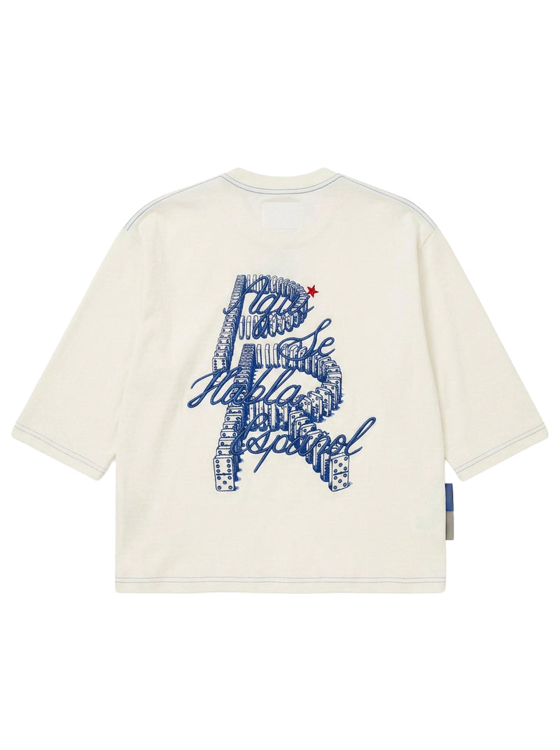 aqui se habla español oversized heavyweight tshirt