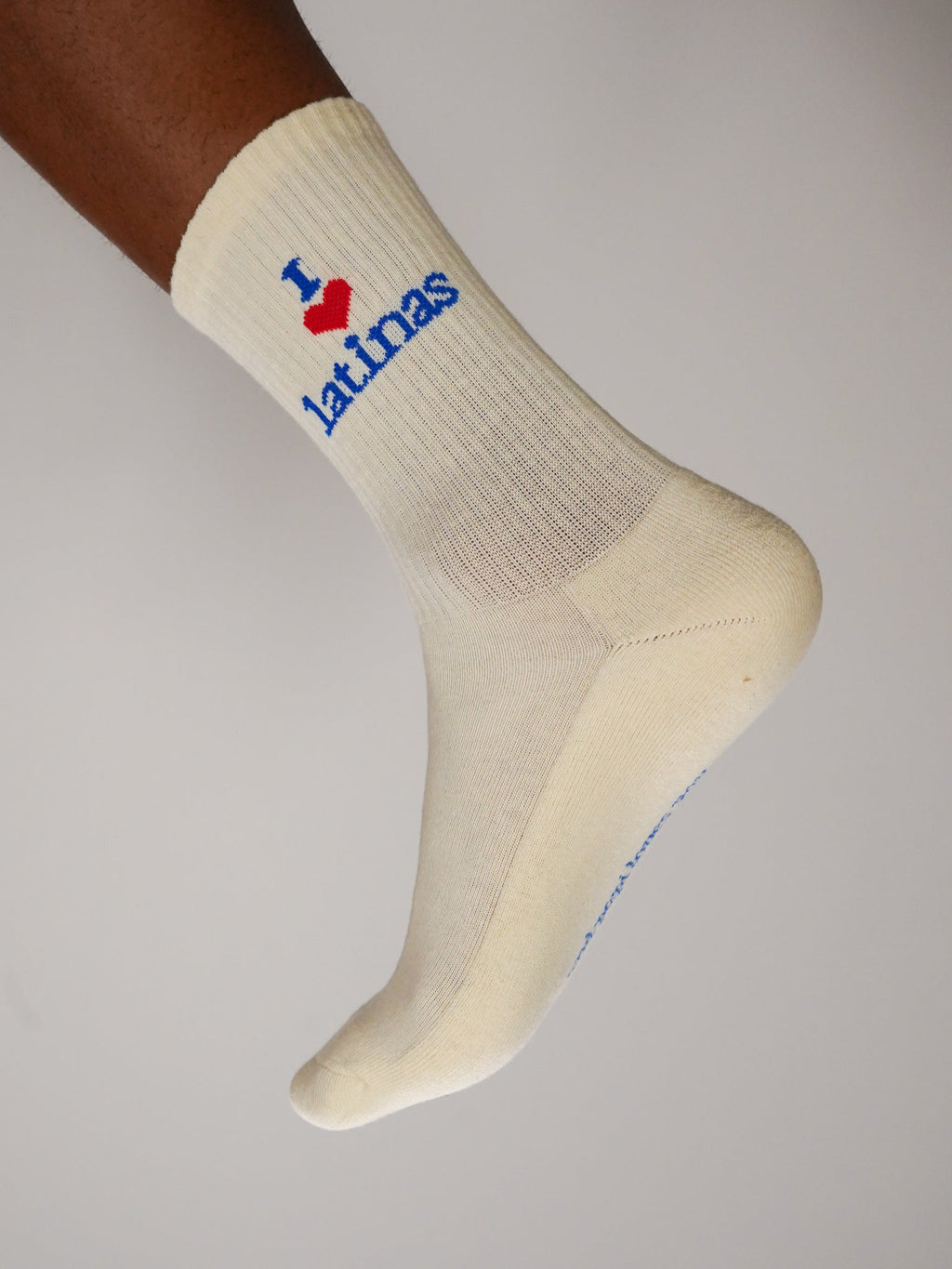 I <3 latinas crew socks