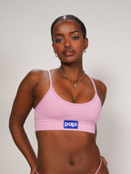sportswear strappy set pink