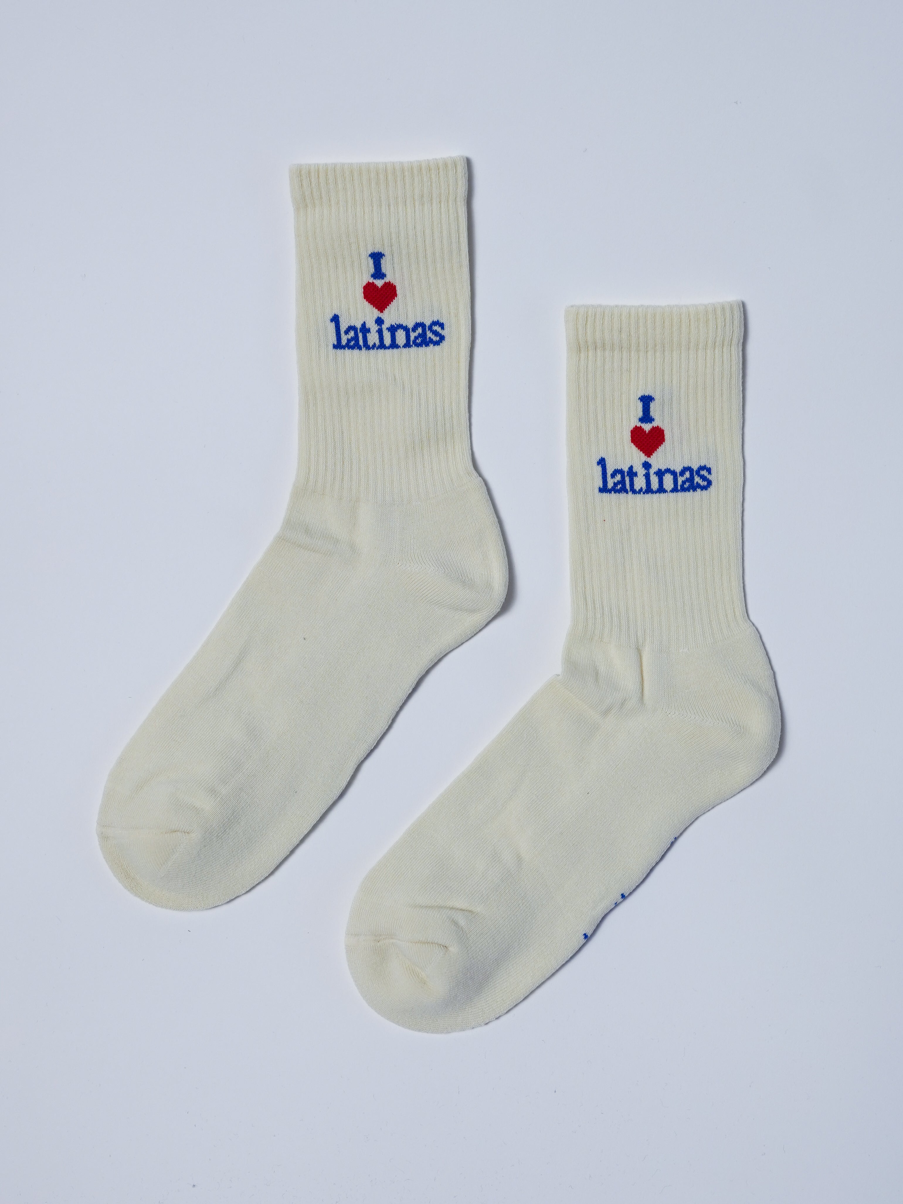 I <3 latinas crew socks