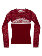 bichiyal lace set wine