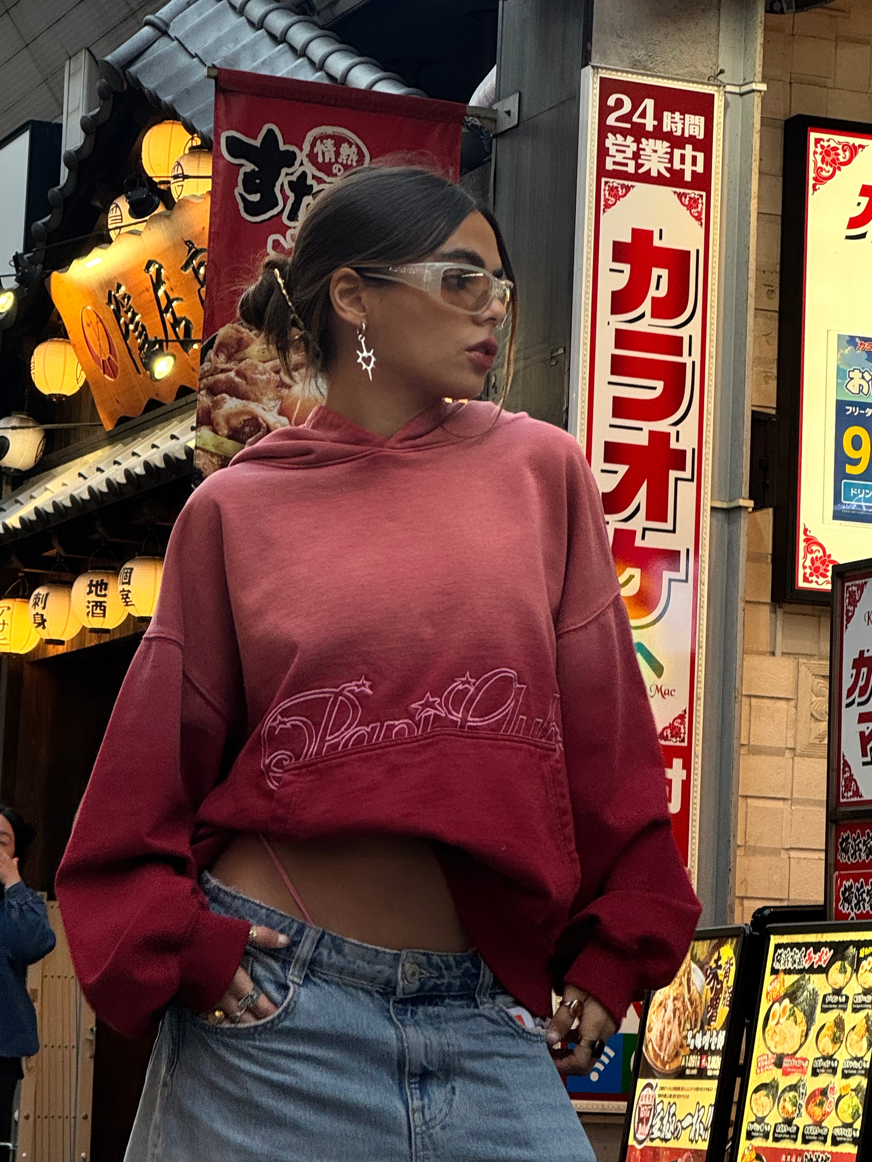 papi club boxy hoodie