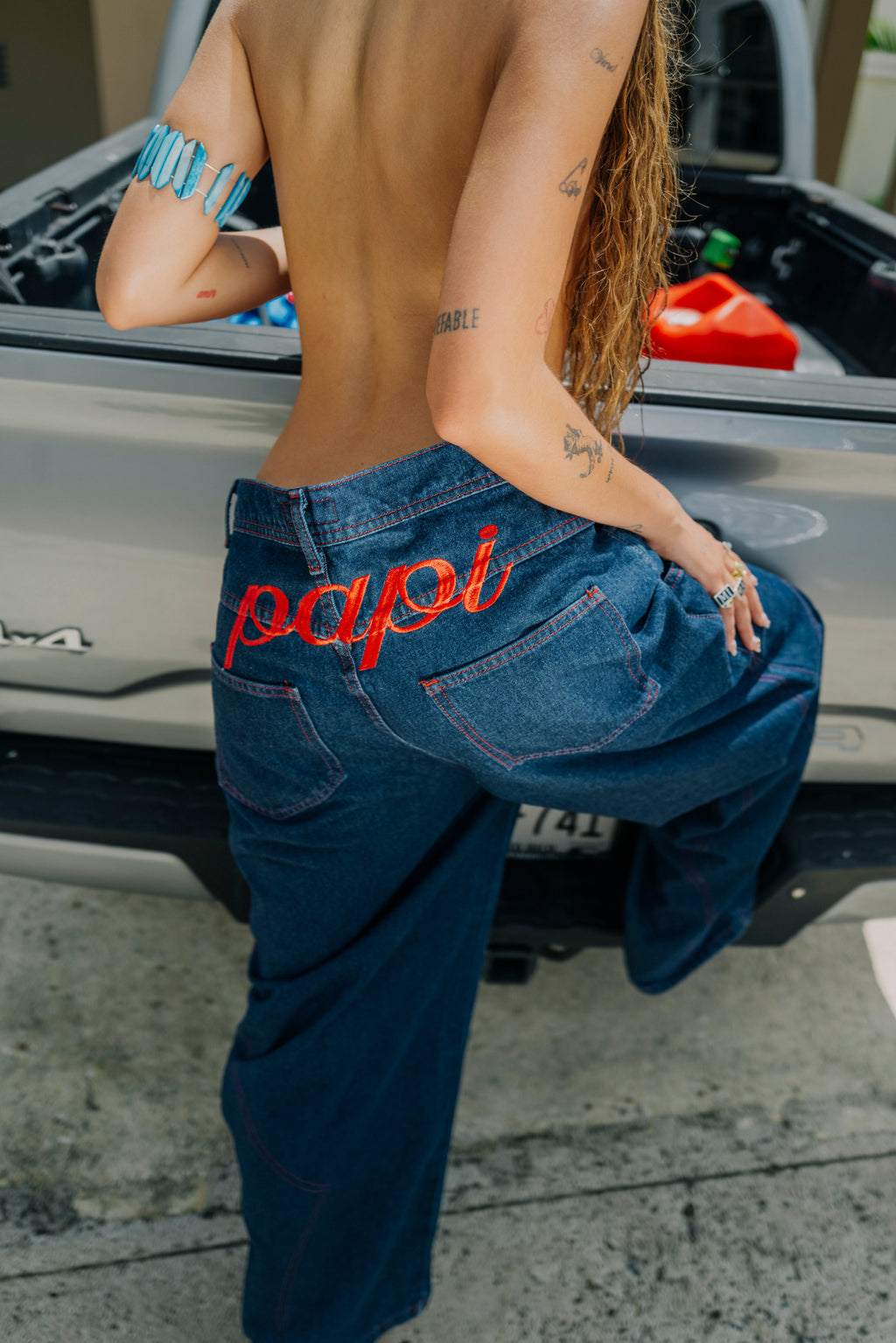 pikete hidden pocket ballon jeans