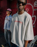 aqui se habla español oversized heavyweight tshirt