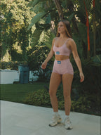 sportswear strappy set pink