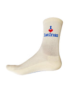 I <3 latinas crew socks