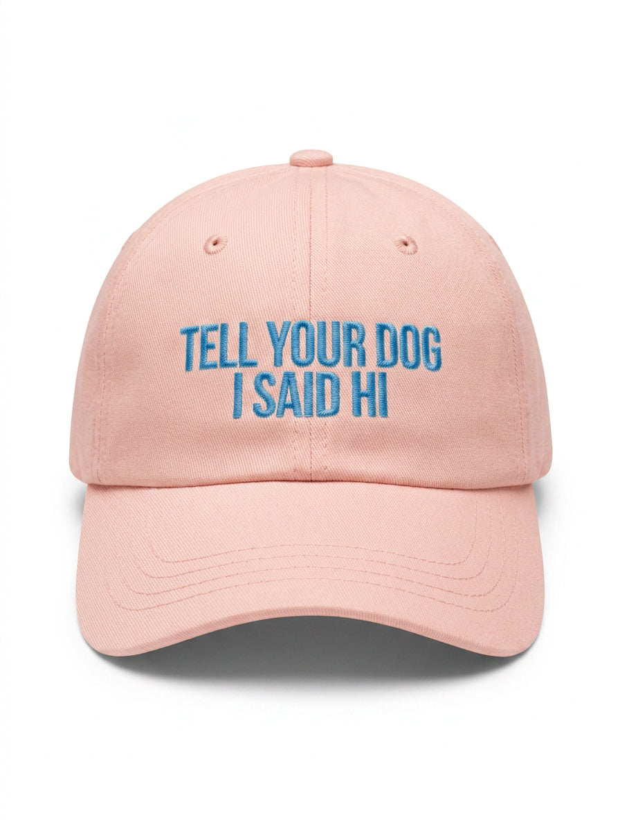 tell your dog cap